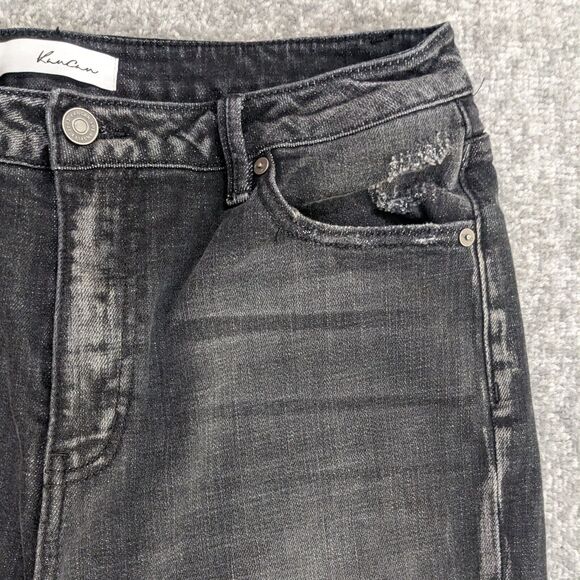 KanCan Skinny Leg Jeans Women‎ Size 13/30 Distressed Black Style# KC7133BK - Picture 6 of 14